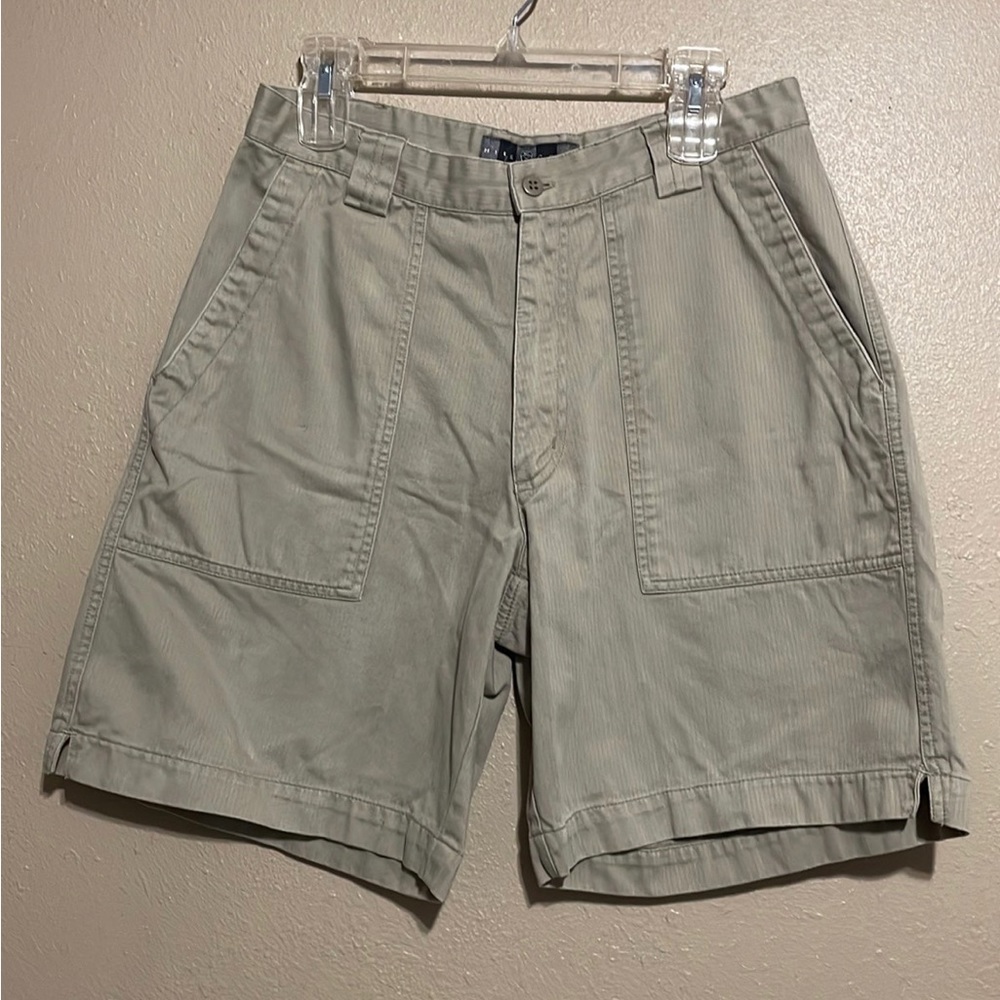 Vintage Y2K Nike Golf Khaki Tan Chino Flant Front Shorts Men’s 32M